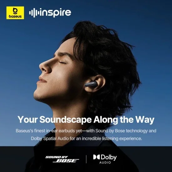 Baseus Inspire XP1 Noise Cancelling True Wireless Earbuds - Cosmic Black